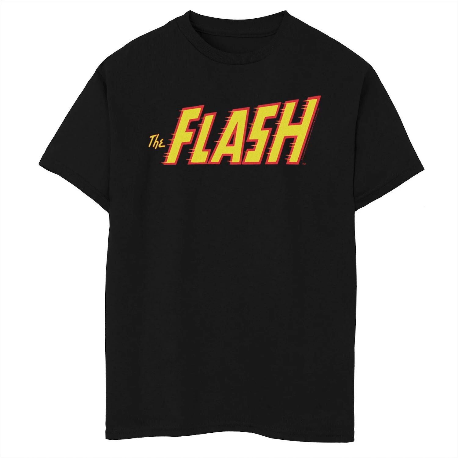 

Классическая желтая футболка с графическим логотипом Husky DC Comics The Flash для мальчиков 8–20 лет DC Comics