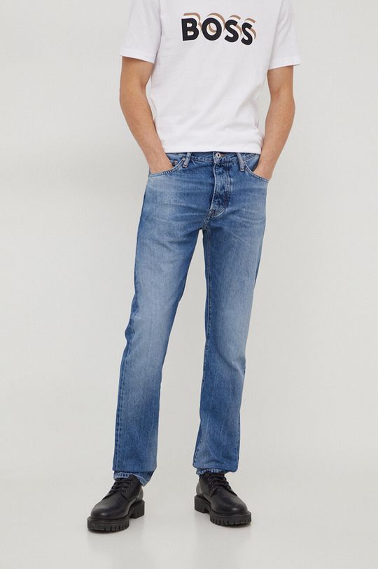 Джинсы Pepe Jeans, синий джинсы прямого кроя mac jeans черный