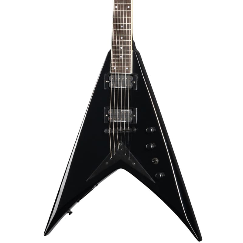Электрогитара Kramer - Dave Mustaine Signature Vanguard - Electric Guitar - Ebony - w/ Custom Hardshell Case