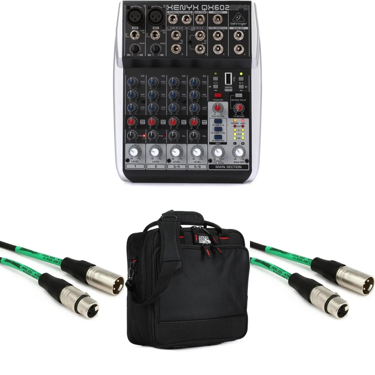 

Новый набор сумок для миксера Behringer Xenyx QX602MP3