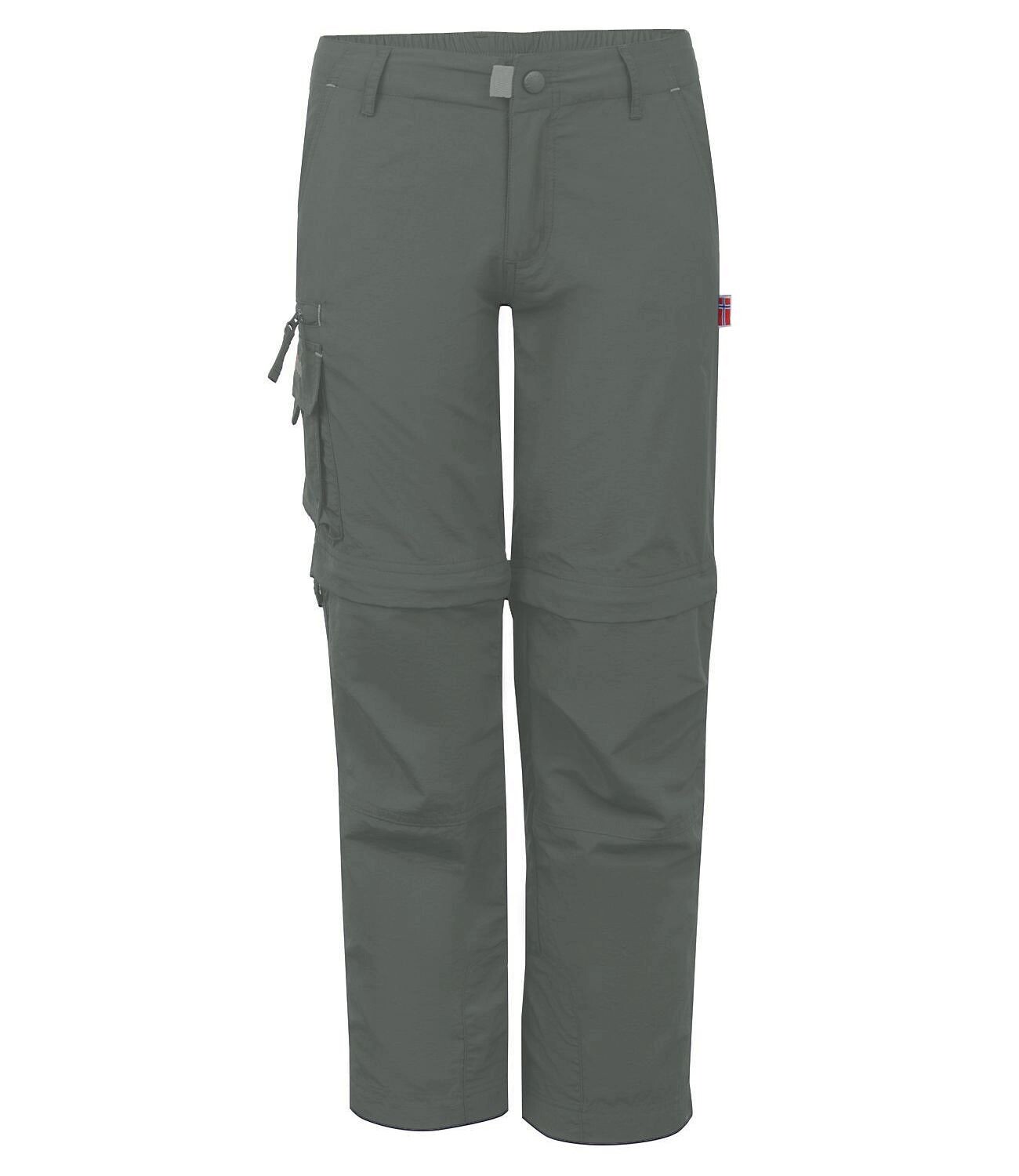 

Спортивные шорты Trollkids Zip Off Hose Oppland Slim Fit, цвет Lehmgrün