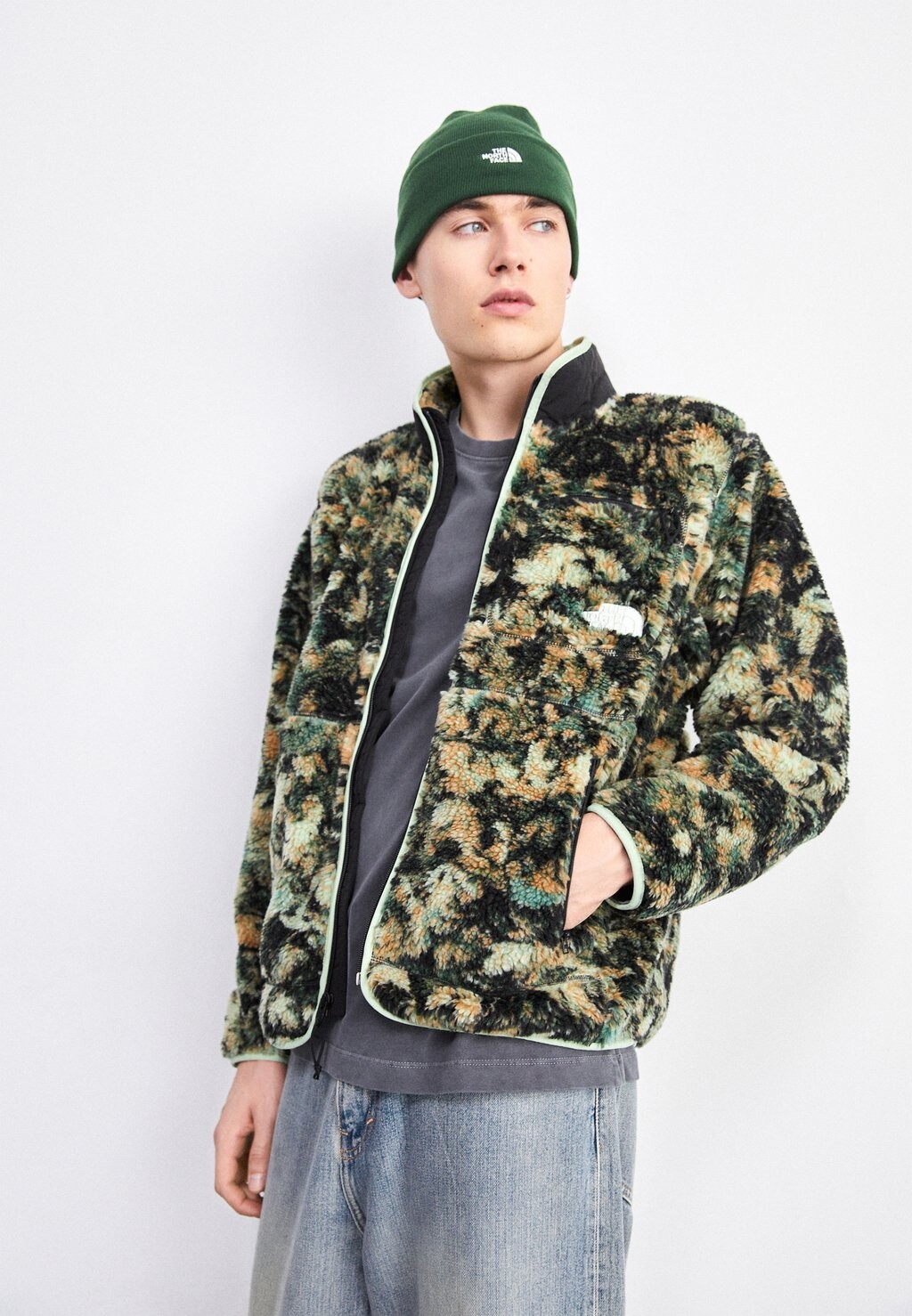 

Флисовая куртка The North Face EXTREME JACKET, цвет misty sage