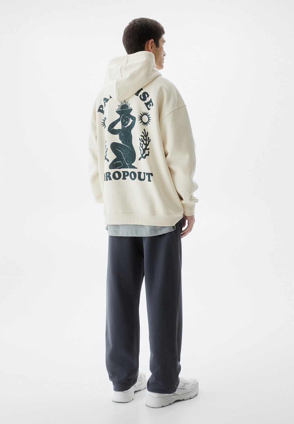 

Толстовка Tribute Paradise PULL&BEAR, бежевый