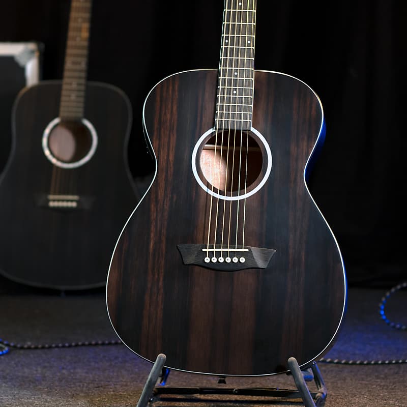 Акустическая гитара Washburn Deep Forest Ebony FE Acoustic Electric Guitar фото