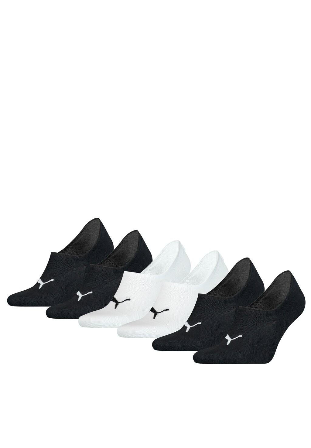 

Носки Unisex 6 Pack Puma, цвет black white black