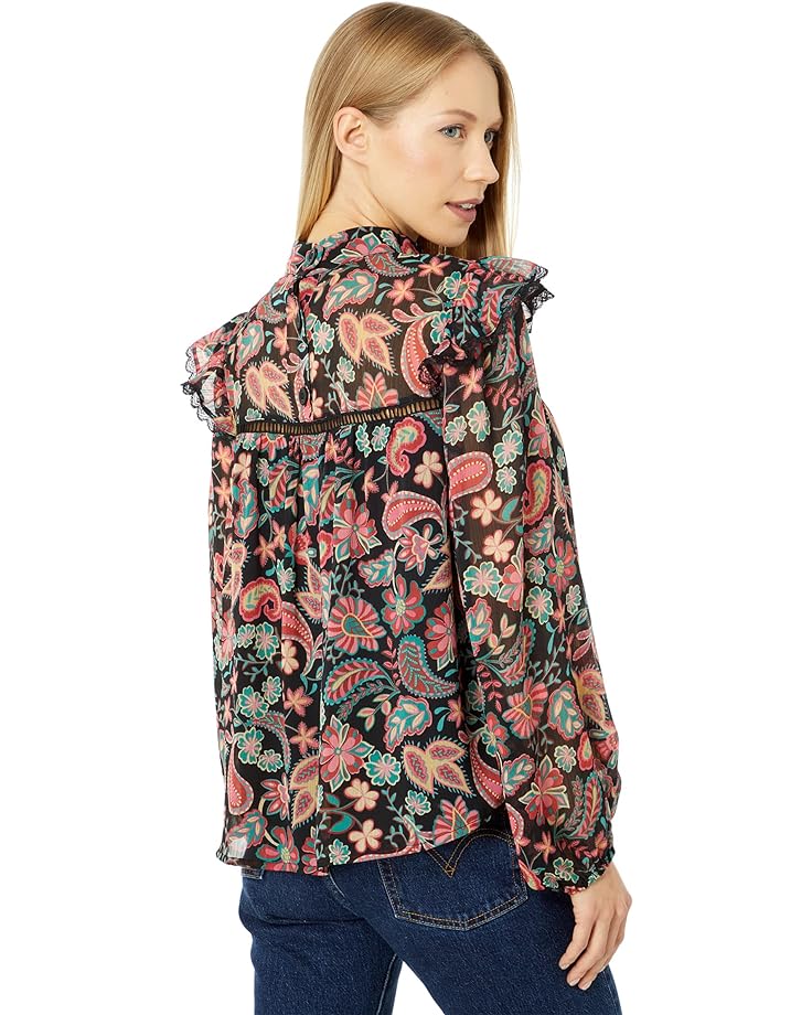 Топ Lost + Wander Love Story Top, цвет Red/Black Floral