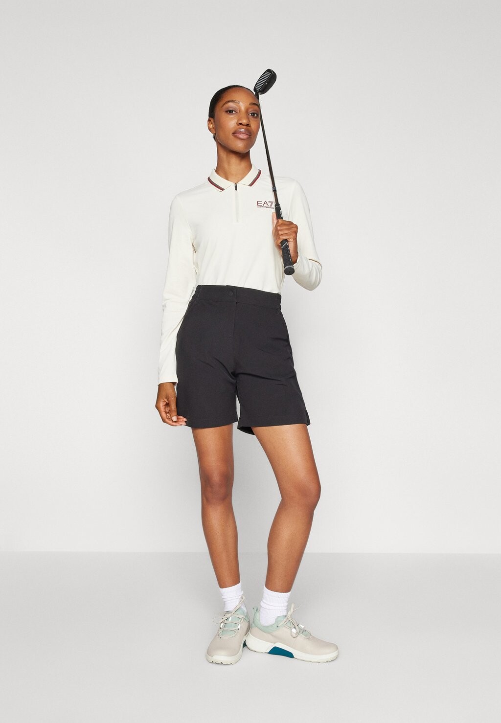 

Поло GOLF PRO EA7 Emporio Armani, бежевый