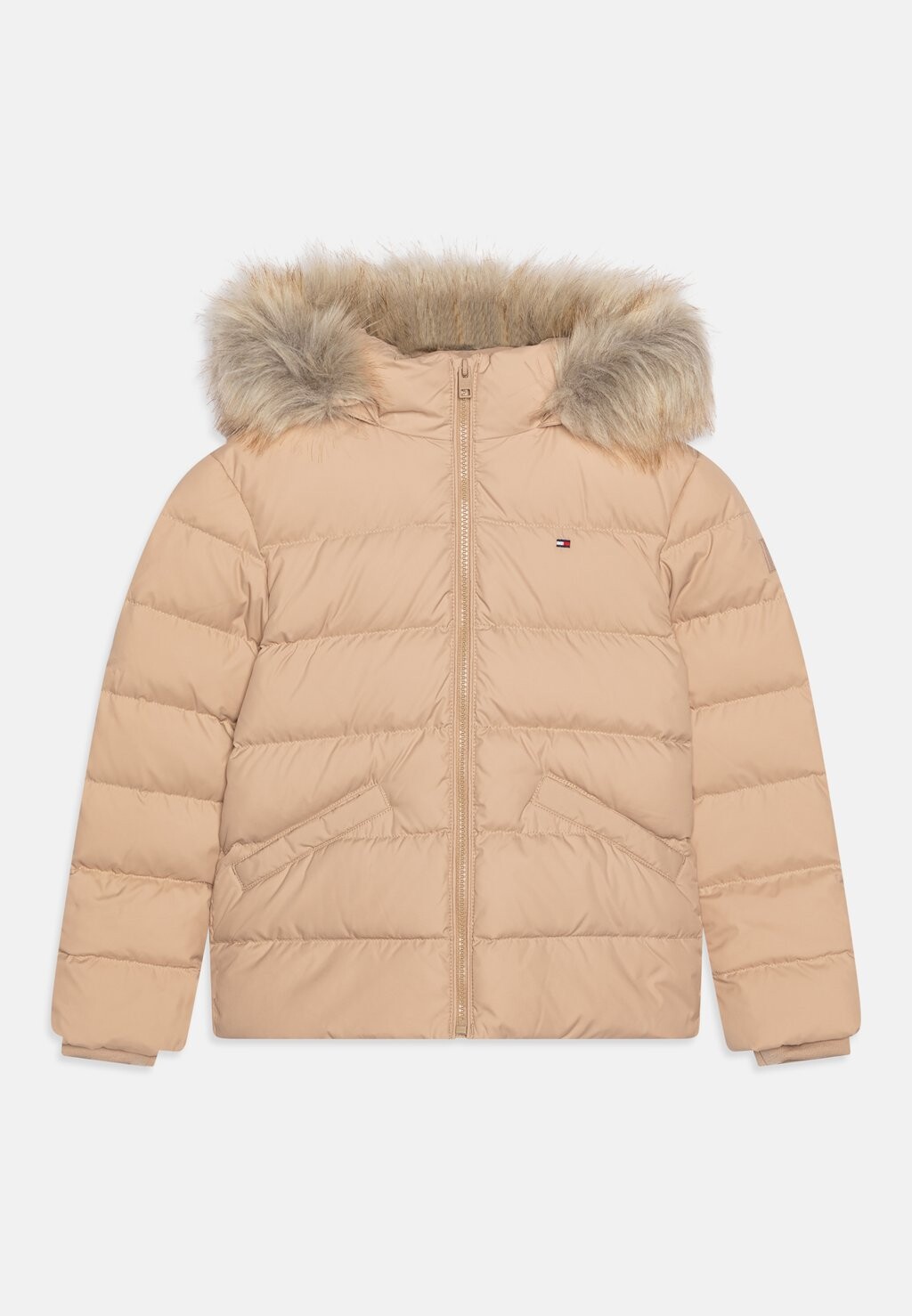 

Пуховик ESSENTIAL HOOD Tommy Hilfiger, бежевый
