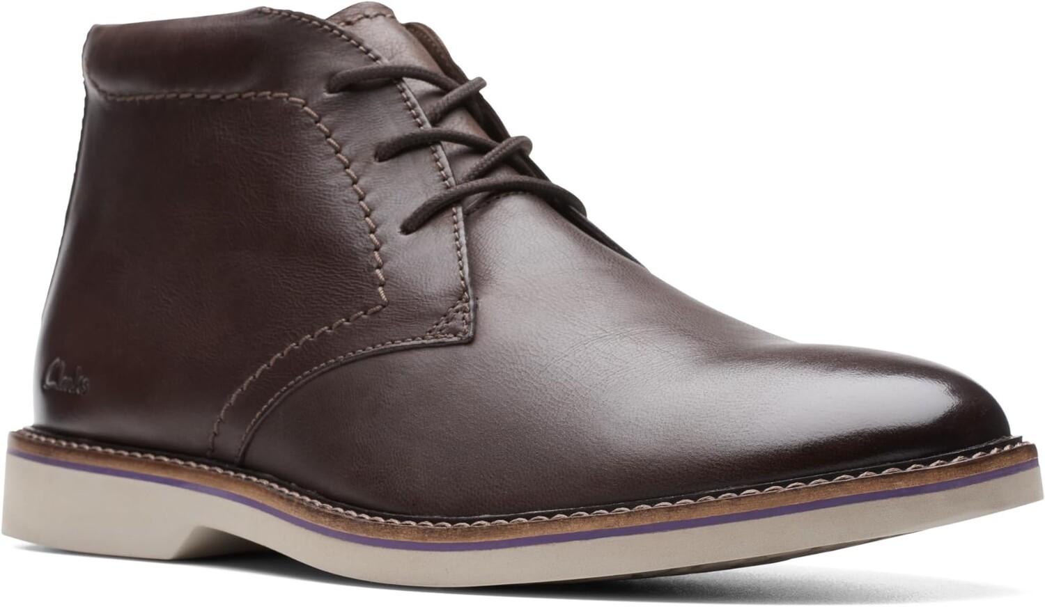 Ботинки Atticus LT Hi Clarks, цвет Dark Brown Leather