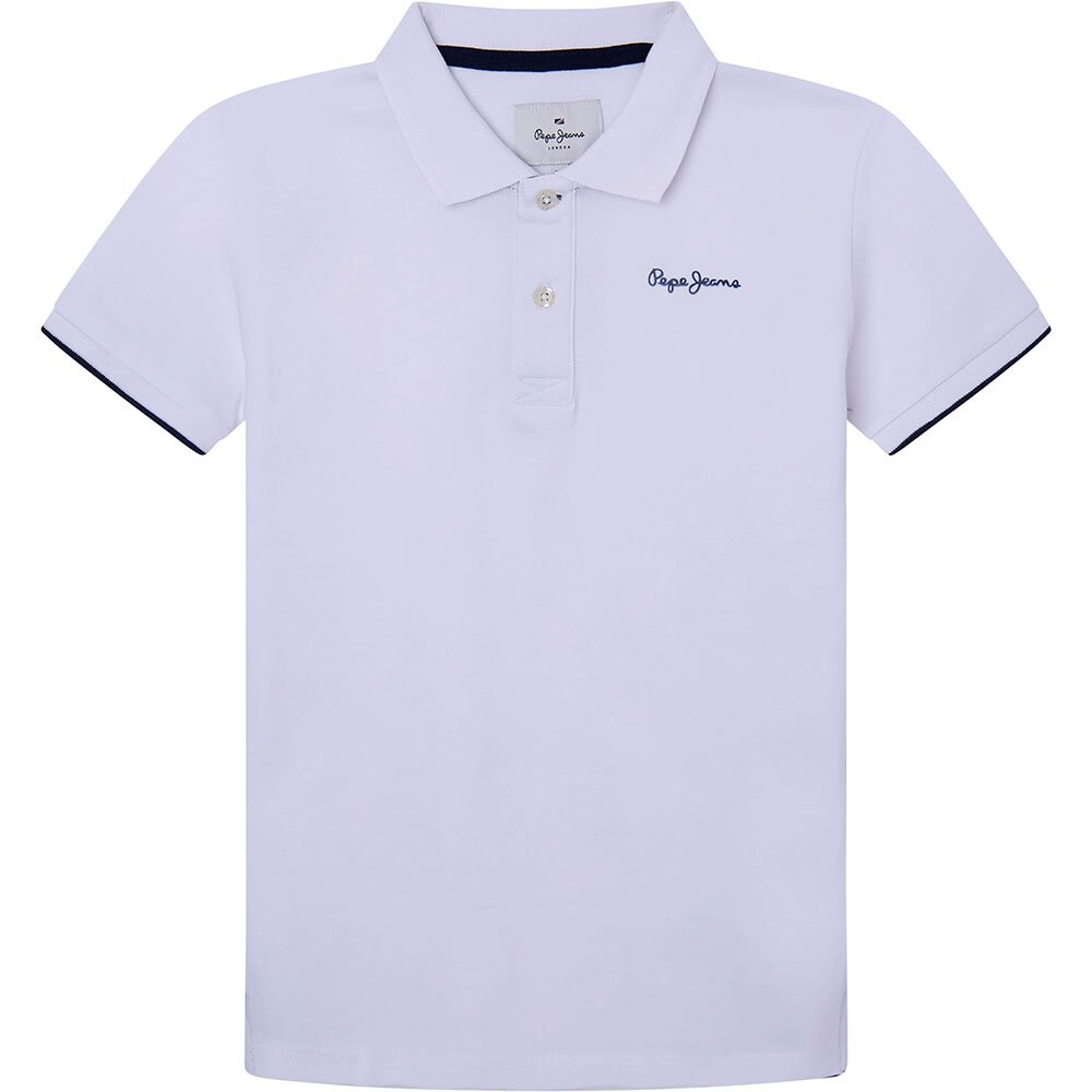 

Поло с коротким рукавом Pepe Jeans Thor, белый