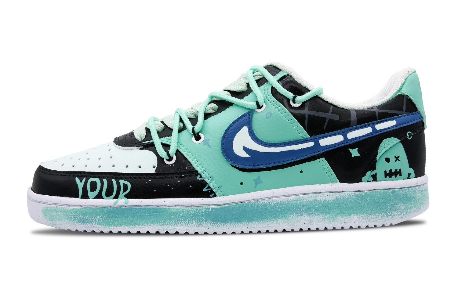 

Женские кроссовки для скейтбординга Nike Court Vision 1, Green