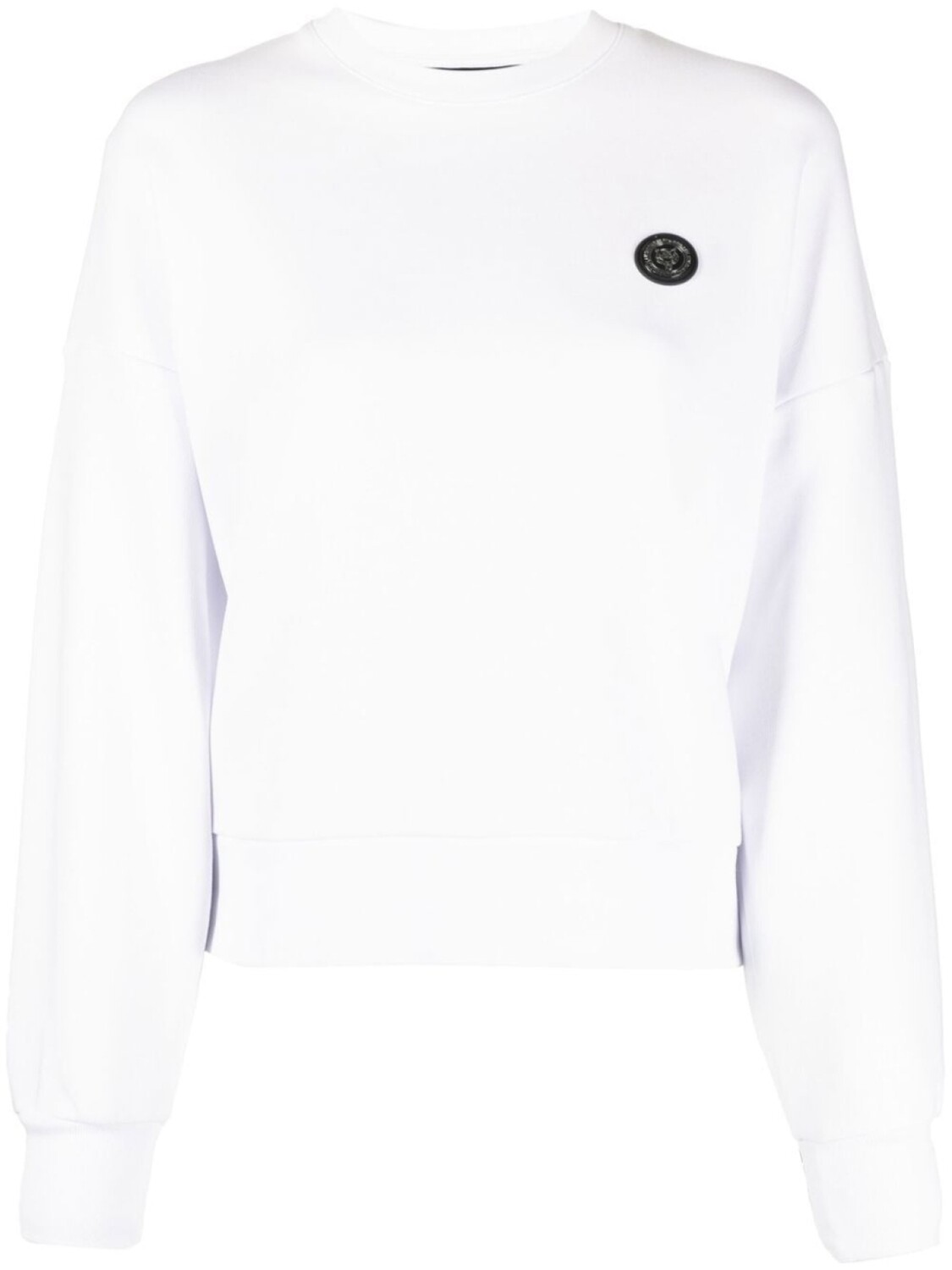 

Plein Sport rear logo-print detail sweatshirt, белый