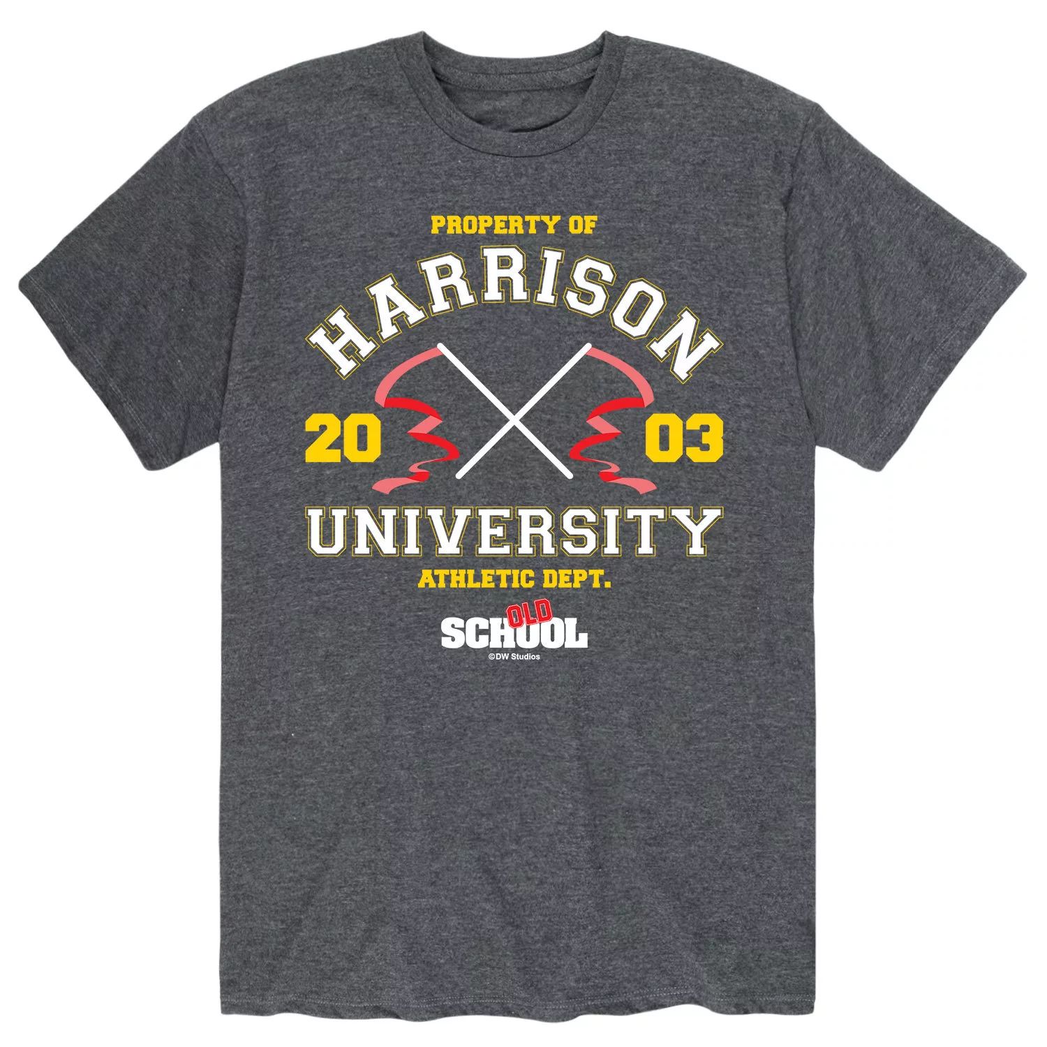 Мужская футболка Old School Harrison Athletic Dept. Licensed Character