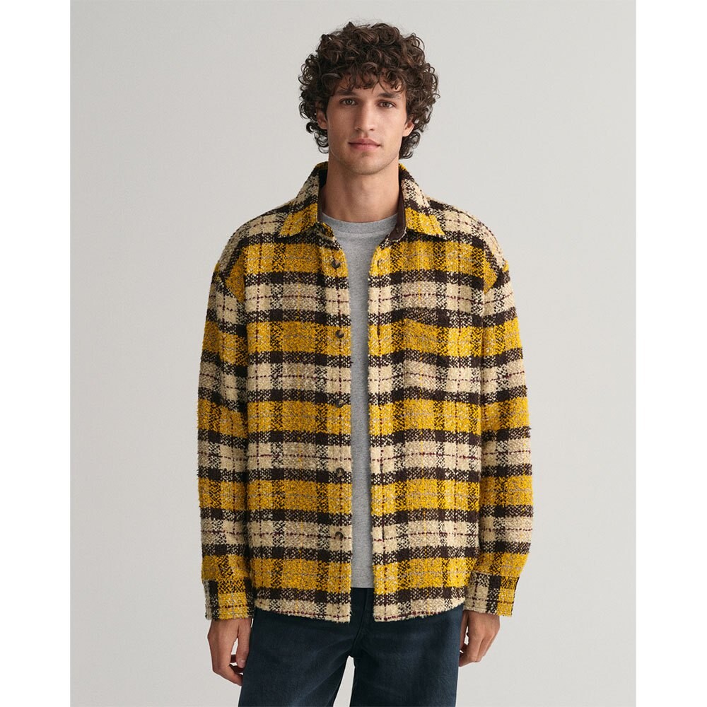 

Рубашка Gant Os Boucle Check, желтый