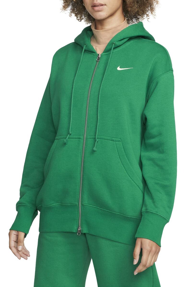 

Спортивная одежда Phoenix Fleece с капюшоном на молнии во всю длину NIKE, Зеленый