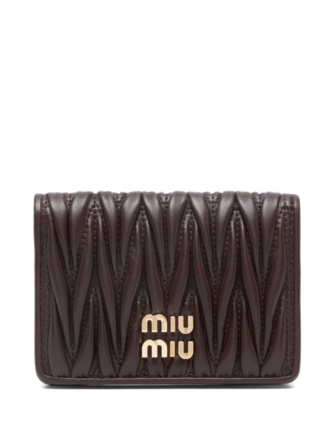 

Miu Miu кошелек matelassé, коричневый