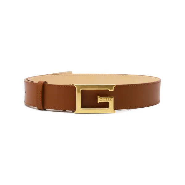 

Кожаный ремень Guess, коричневый