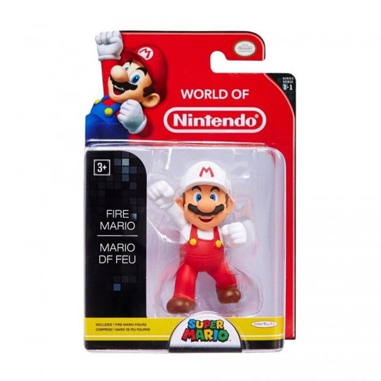 Jakks Pacific, Nintendo, Коллекционная фигурка, W1 Fire Mario jakks pacific коллекционная фигурка nintendo link outset island w3 3 упаковки