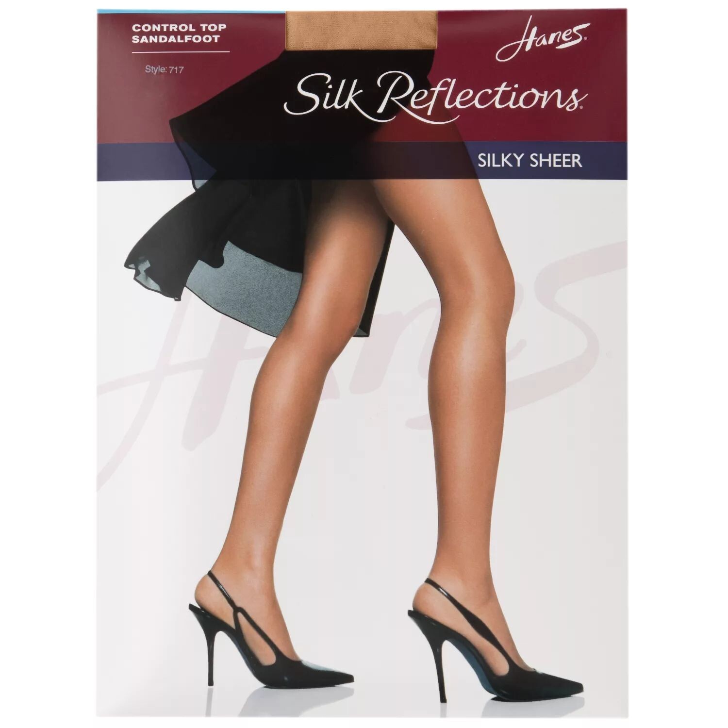 

Прозрачные шелковистые колготки Hanes Silk Reflections 717 Hanes