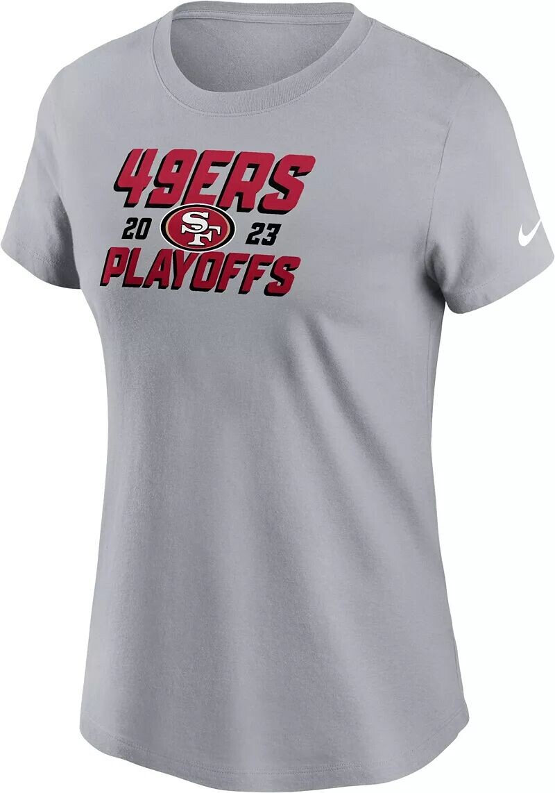 

Женская культовая футболка Nike San Francisco 49ers 2023 Playoffs