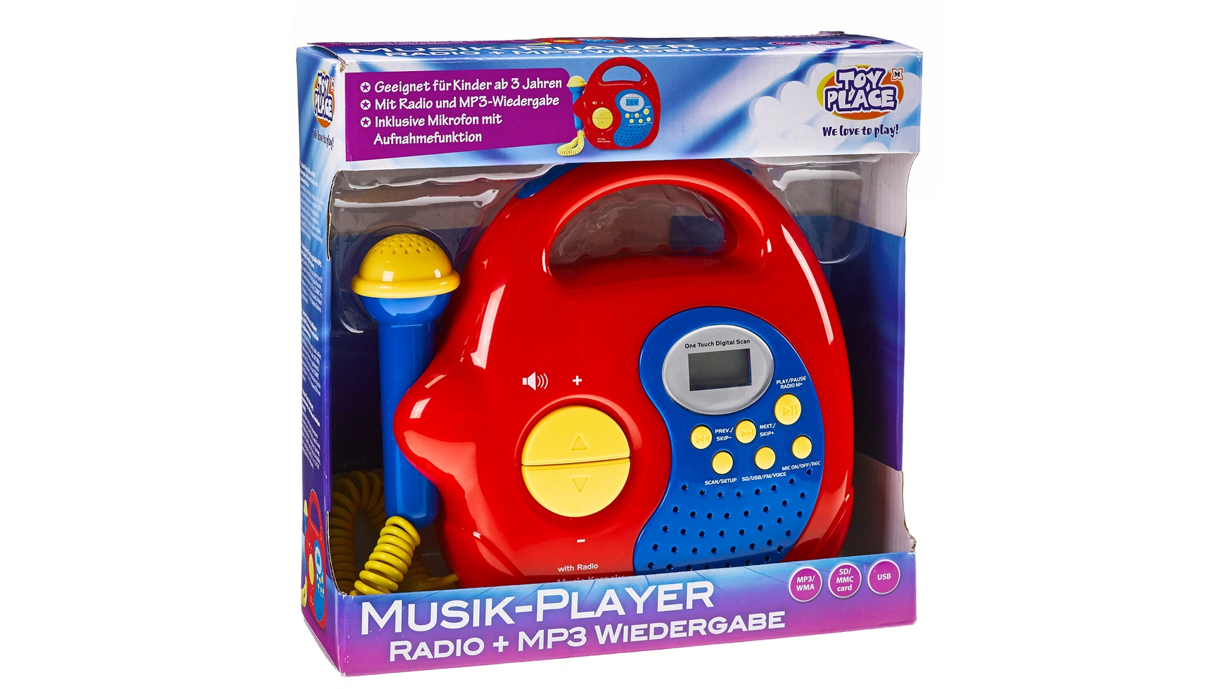 

Müller Toy Place Музыкальный плеер, радио и воспроизведение MP3 с микрофоном