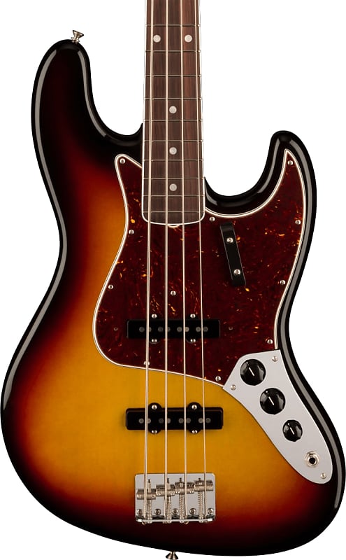 

Басс гитара Fender American Vintage II 1966 Jazz Electric Bass Rosewood Fingerboard, 3-Color Sunburst