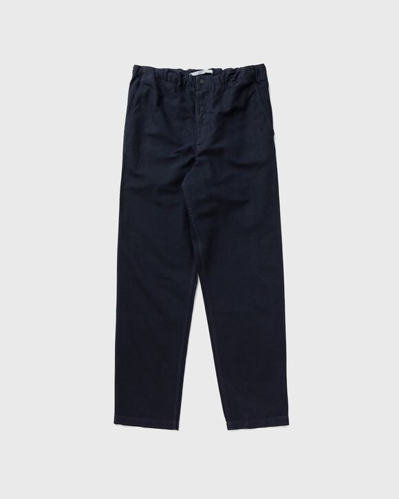 

Брюки Norse Projects Ezra Relaxed Cotton Linen Trouser, темно-синий
