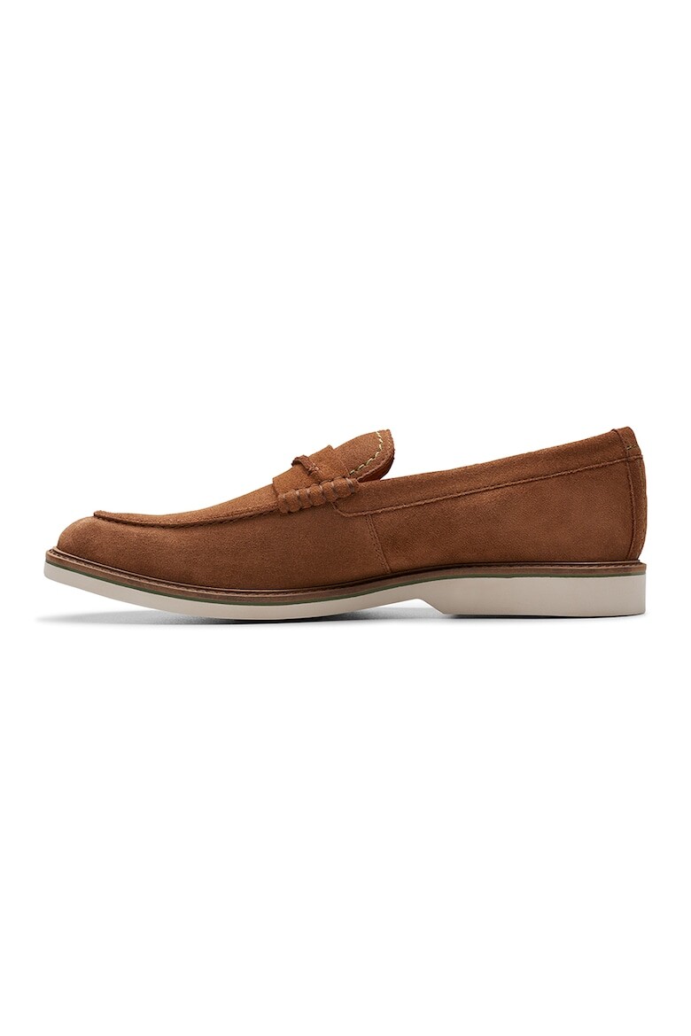 

Замшевые мокасины Clarks, коричневый