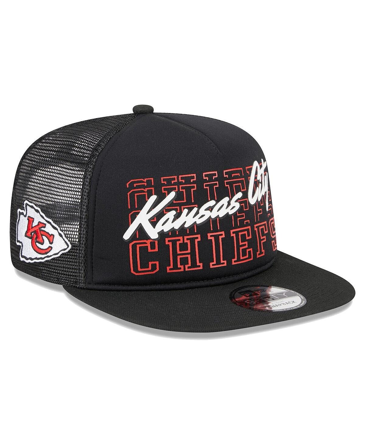 

Мужская черная кепка Kansas City Chiefs Instant Replay 9FIFTY Snapback New Era