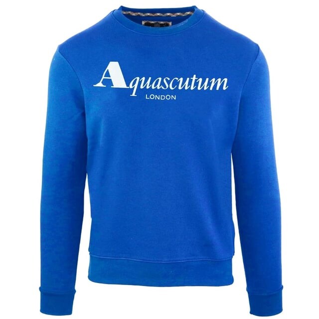

Толстовка с ярким логотипом London Aquascutum, синий