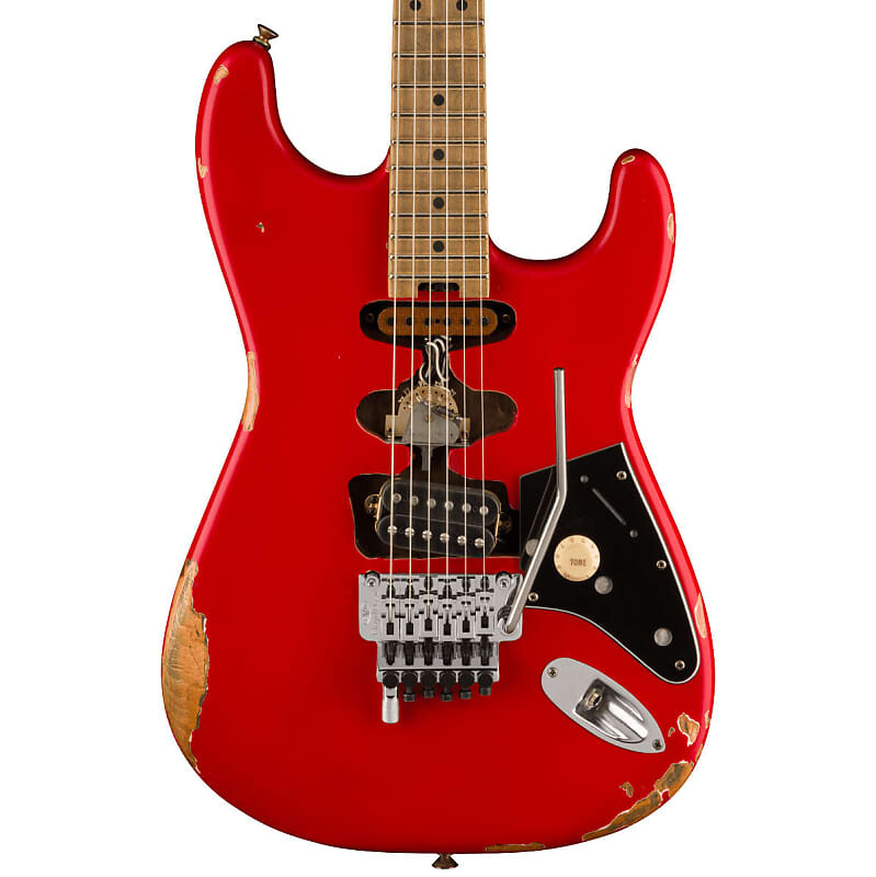 Электрогитара EVH Frankenstein Relic Series Electric Guitar, Maple Fingerboard - Red frankenstein