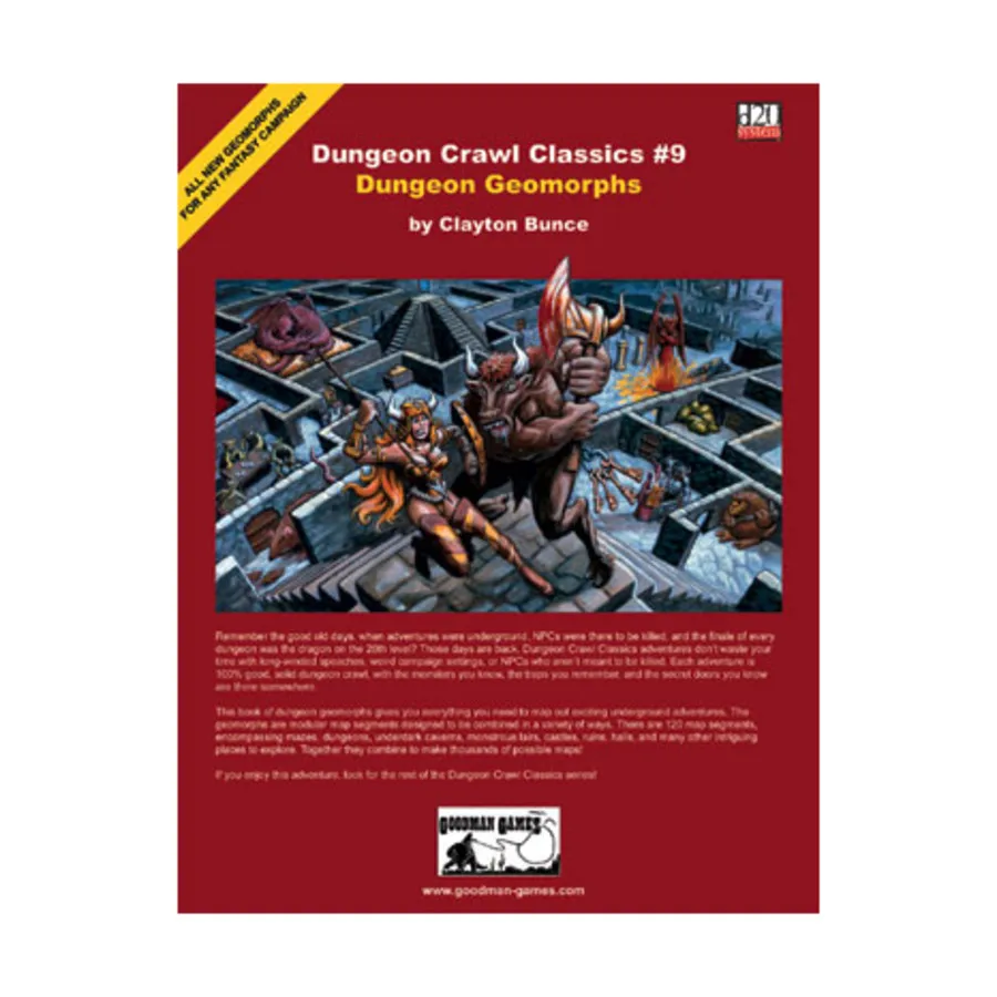 

Модуль Dungeon Geomorphs (1st Printing), Dungeon Crawl Classics - #1-15 (d20)