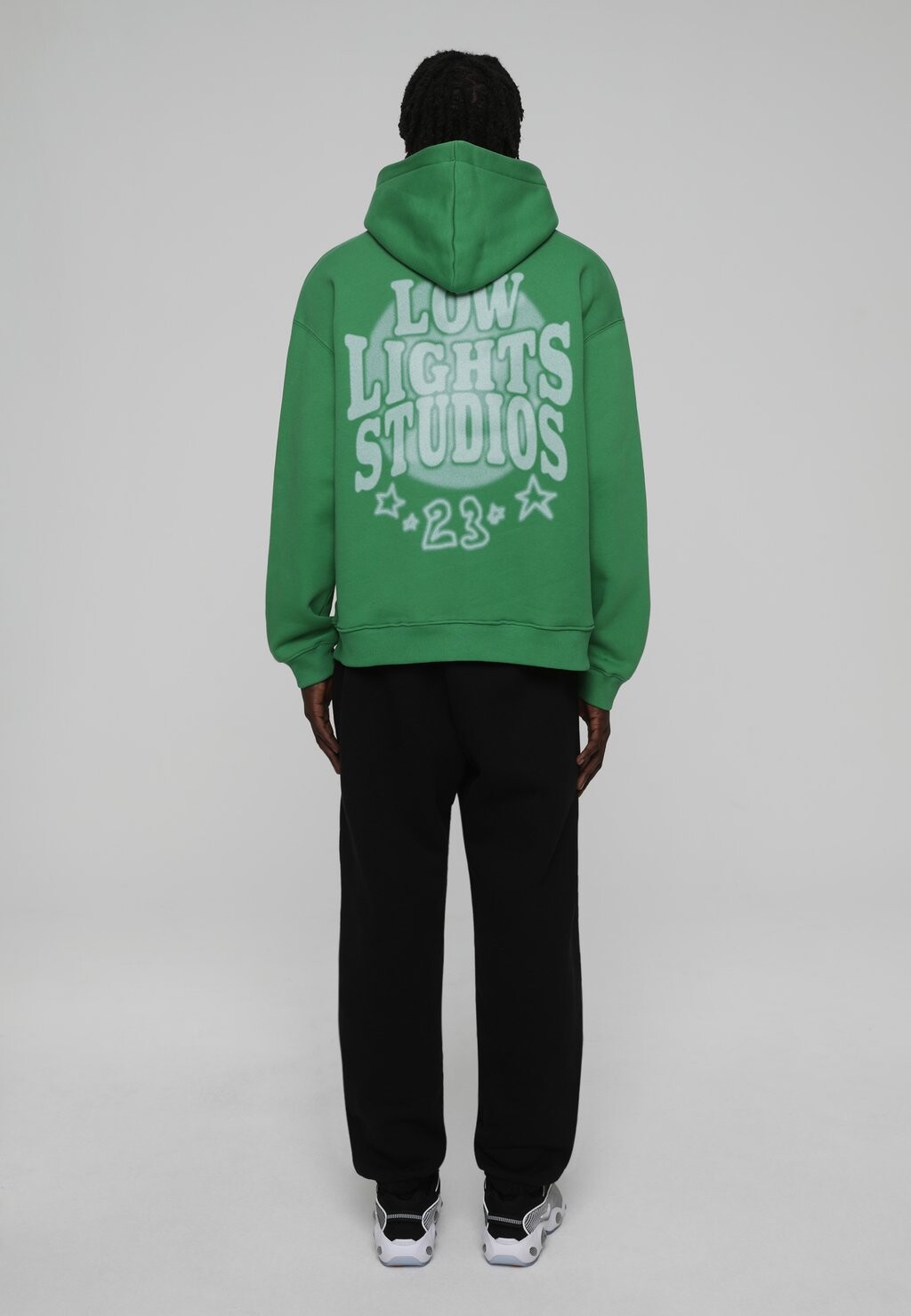 Толстовка LOW LIGHTS STUDIOS FLARE HOODIE UNISEX, зеленый