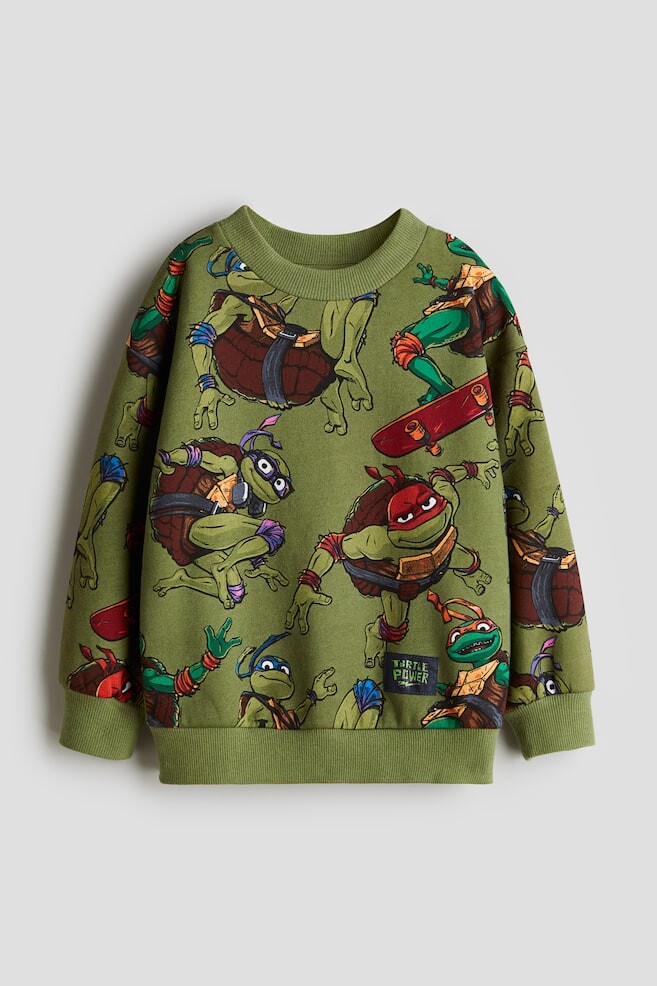 

Толстовка оверсайз с принтом H&M, белый