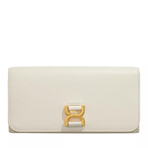

Кошелек open fold continental wallet Chloé, бежевый