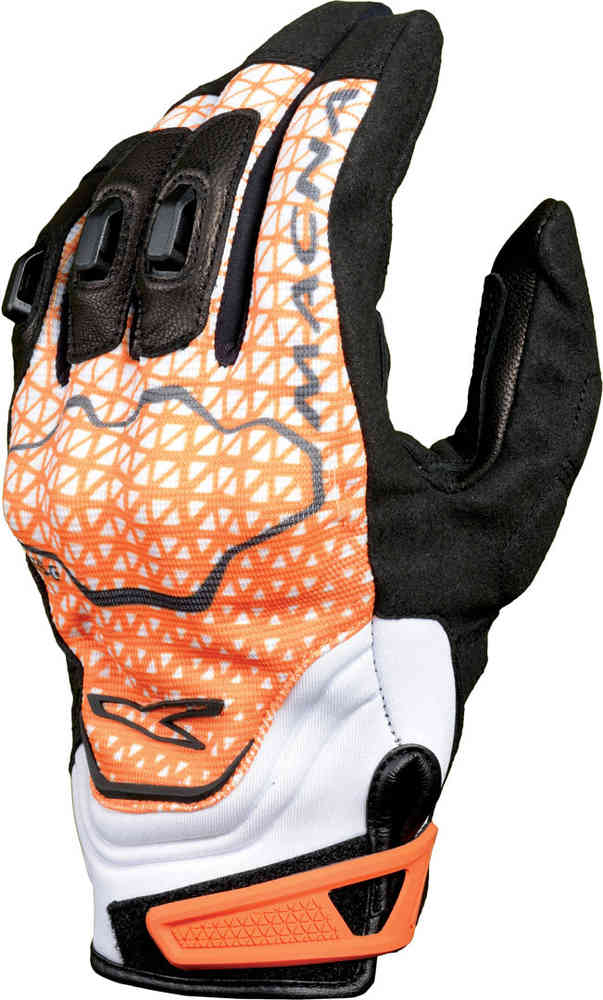 Штурмовые перчатки Macna, черный/белый/оранжевый защита лодыжки с инфракрасным электрическим подогревом защита от растяжения суставов и боли защита лодыжки