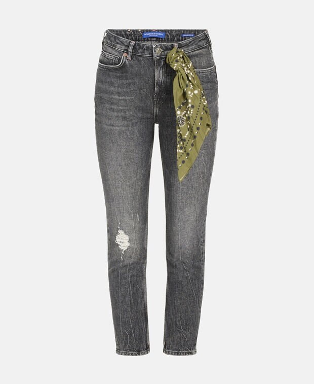

Джинсы узкого кроя Scotch & Soda, темно-серый
