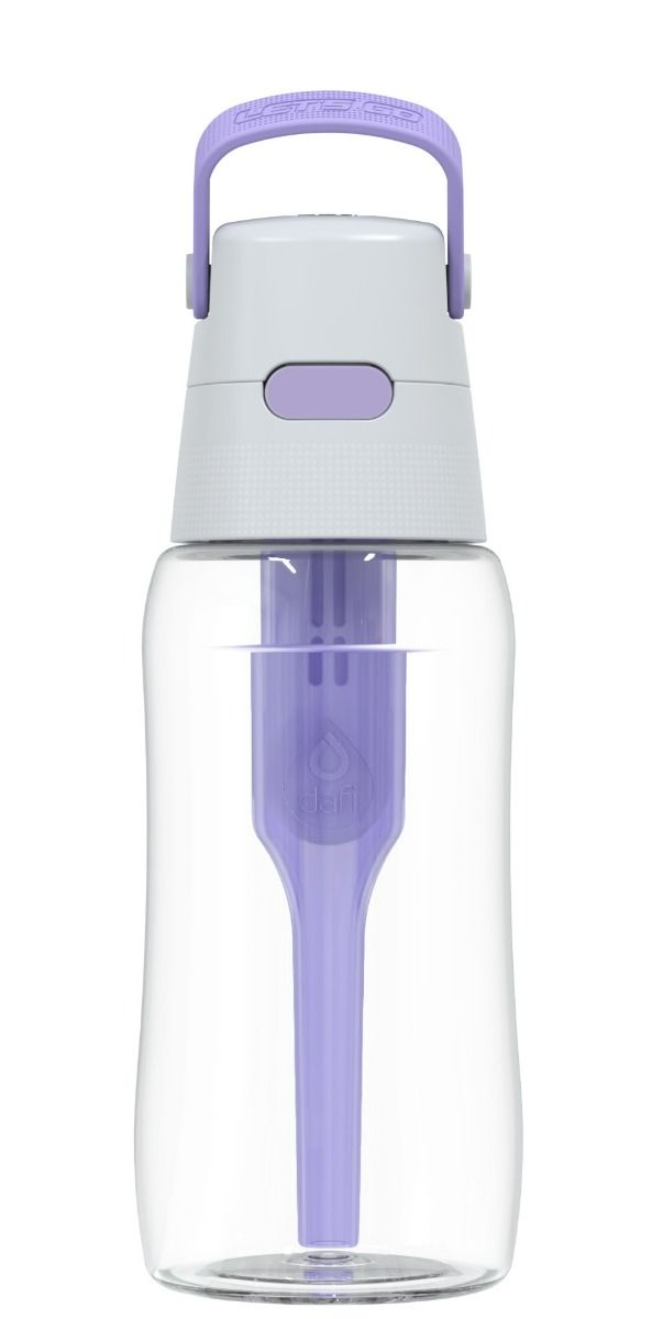 Бутылка с фильтром для воды Dafi Solid 0.5 л, сиреневый фото
