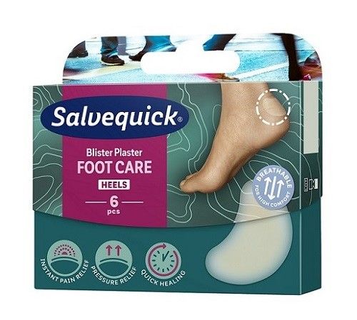 Набор перевязочных пластырей Salvequick Foot Care Medium, 6 шт