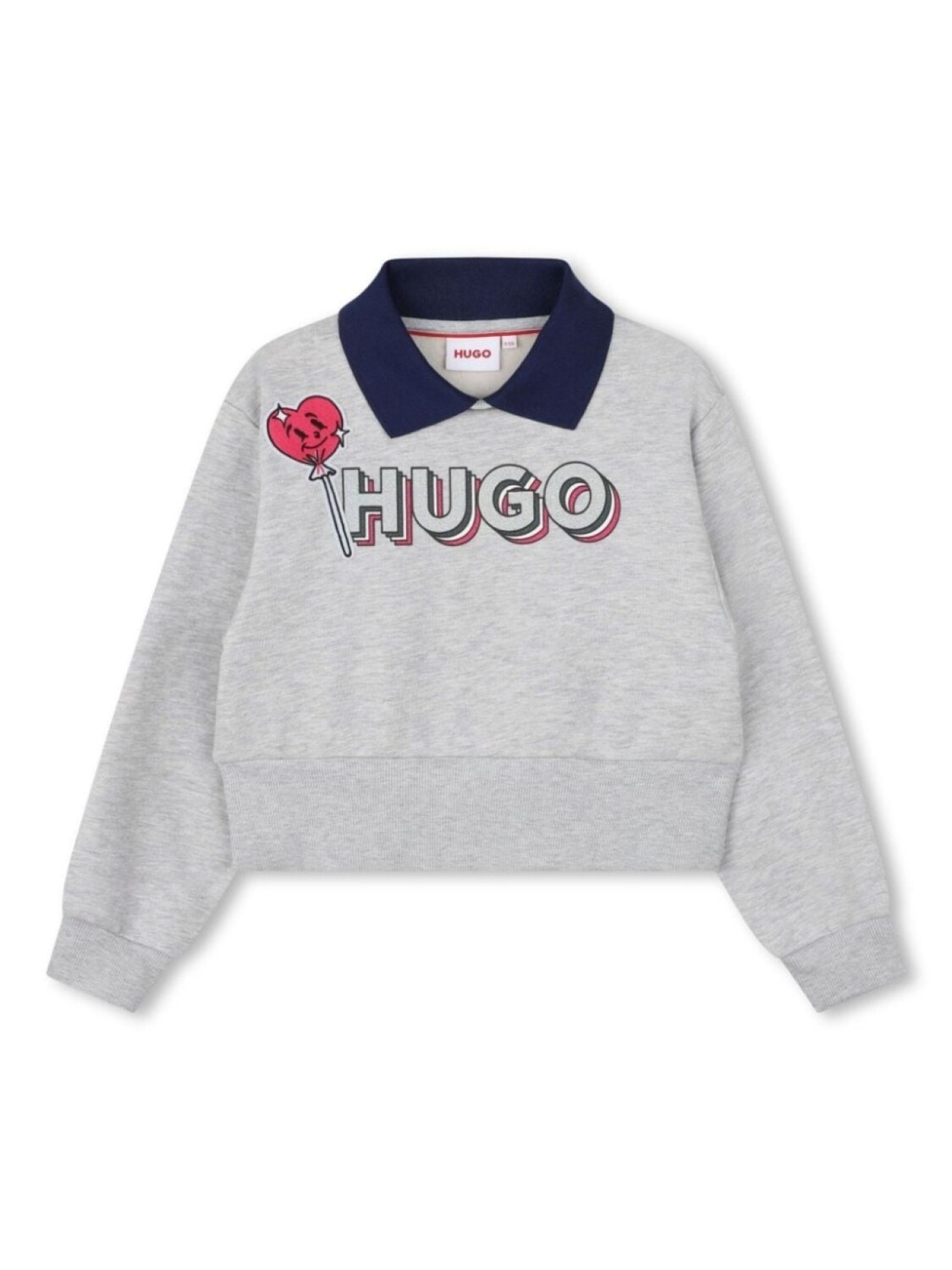 

HUGO KIDS толстовка с логотипом, серый