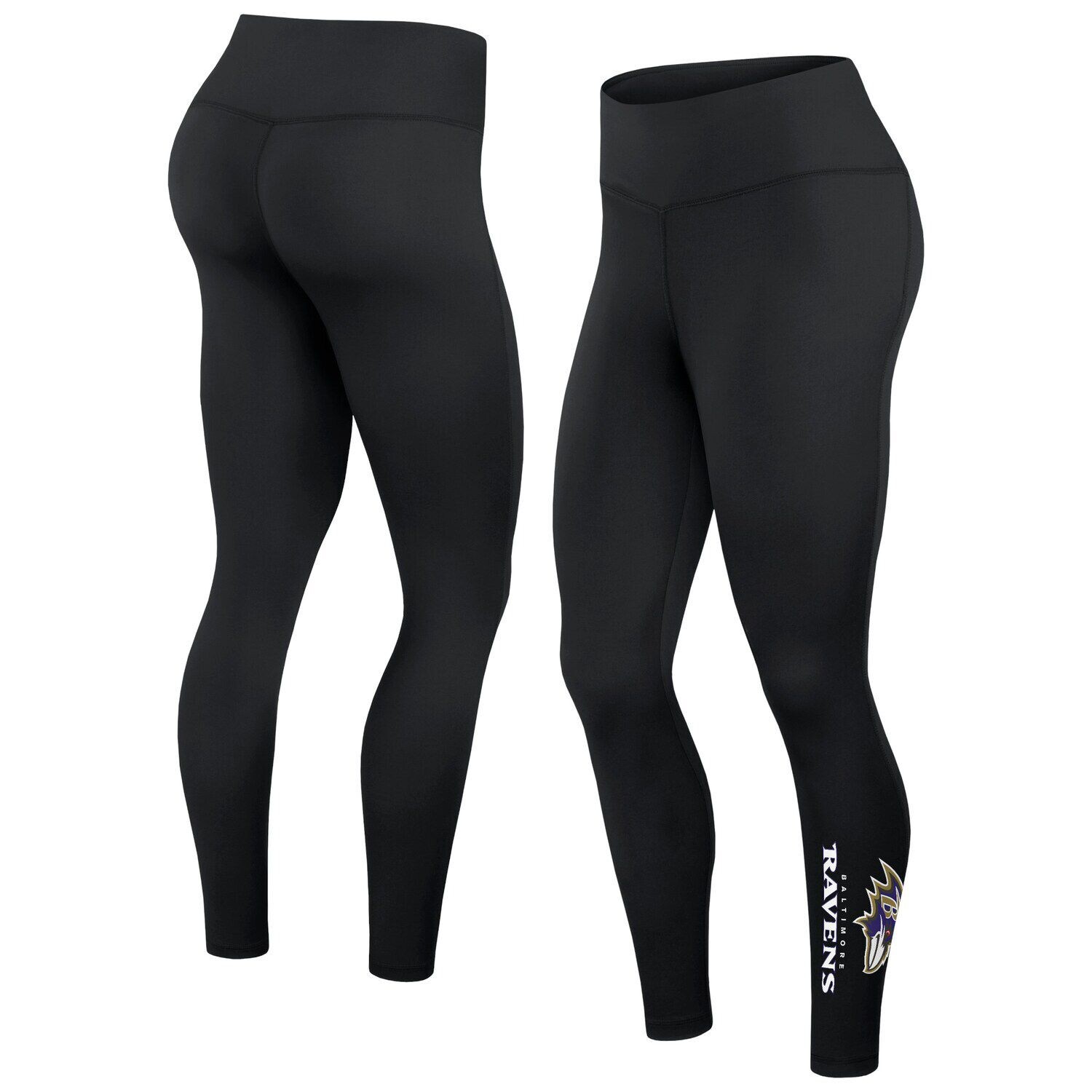 

Черные женские составные леггинсы с надписью Fanatics Baltimore Ravens Fanatics