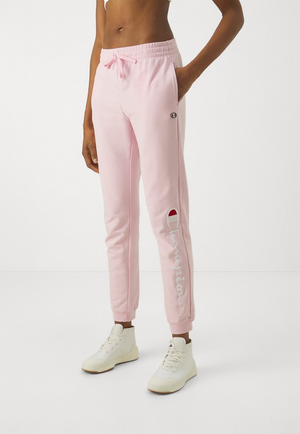 

Брюки для бега ICONS CUFF PANTS LARGE LOGO Champion, цвет pink