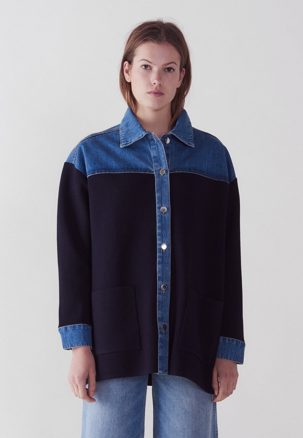 

Рубашка Gwenaelle sandro, цвет deep navy