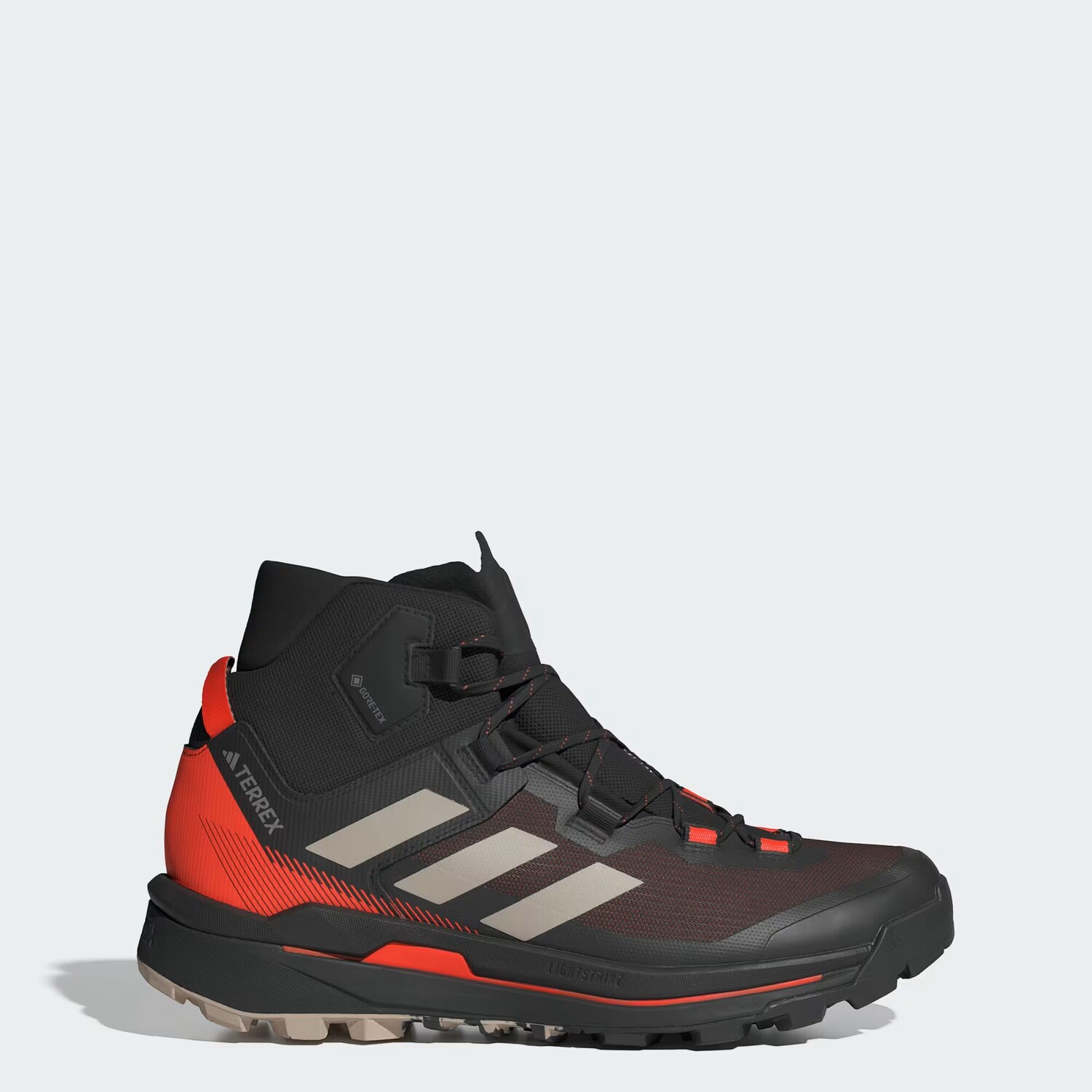 

Походные туфли Terrex Skychaser Tech GORE-TEX Adidas, цвет Core Black/Wonder Beige/Semi Impact Orange