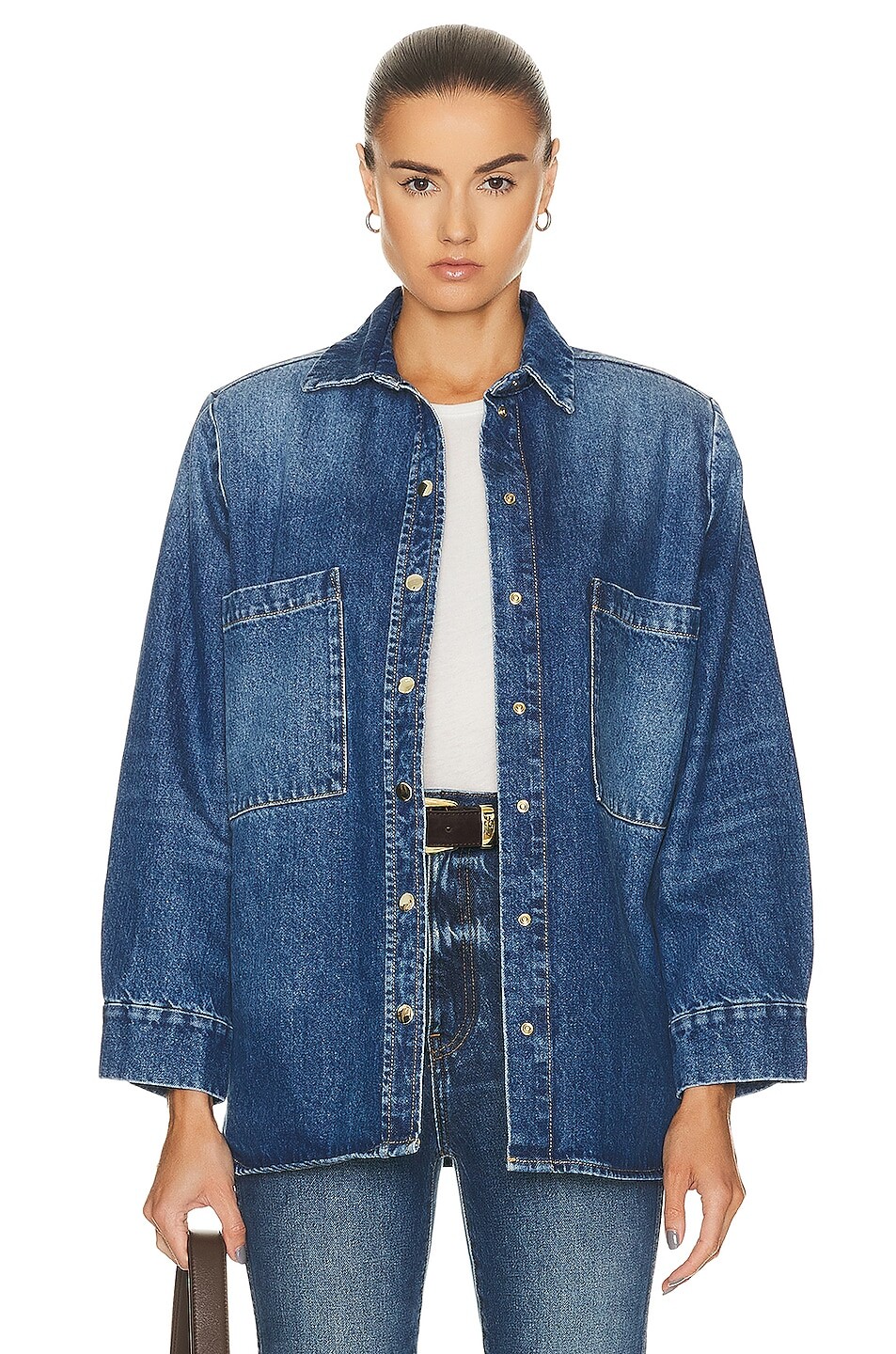 

Рубашка Iro Pampelo Shirt, цвет Mid Blue Used
