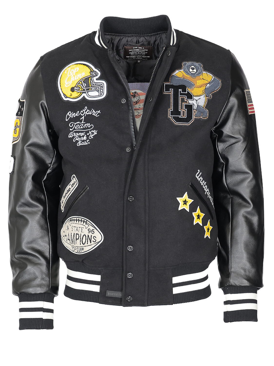 

Куртка TOP GUN College Jacke TG23006, черный
