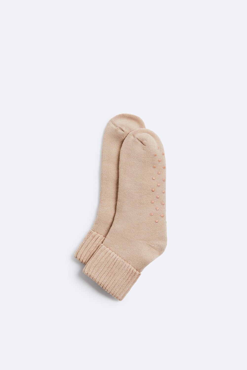 

Короткие нескользящие носки ZARA, бежевый