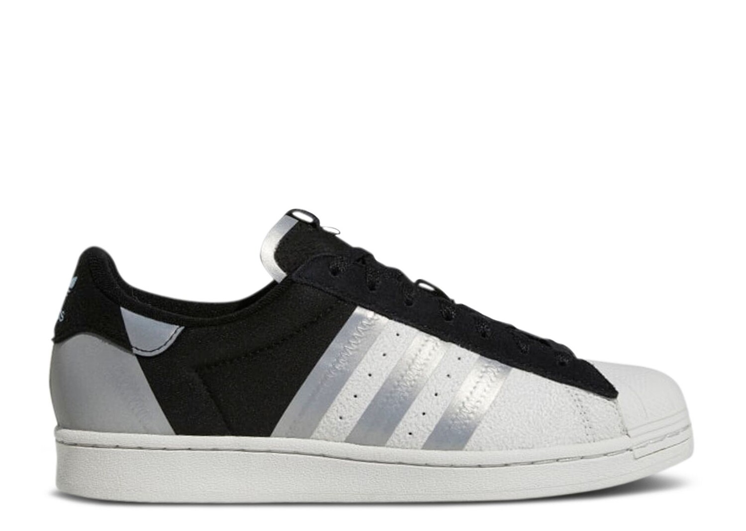 

Кроссовки adidas Superstar 'Black Silver Metallic', черный