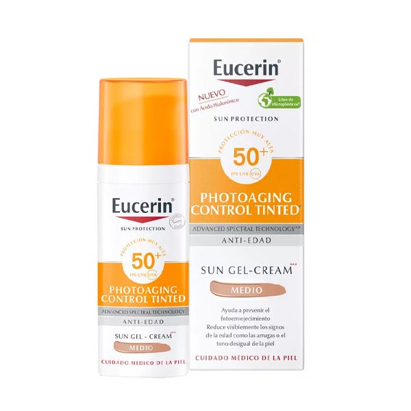 Контроль фотостарения CC Sun Creme Spf 50+ 50 мл Eucerin
