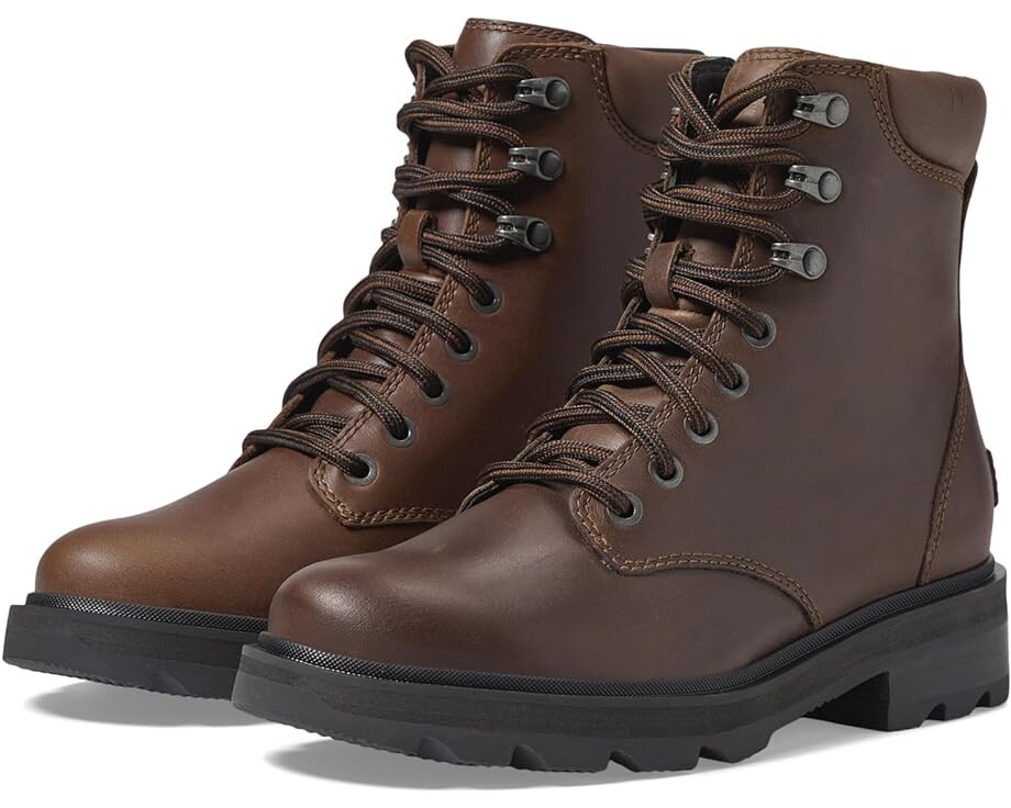 

Ботинки SOREL Lennox Lace STKD Waterproof, цвет Tobacco/Black